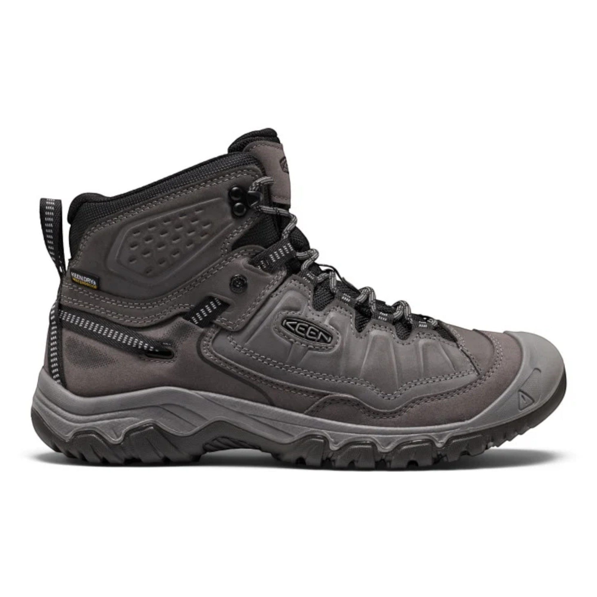 Keen Targhee IV Mid WP (Nubukleder, wasserdicht) dunkelgrau/schwarz Herren Wanderschuh