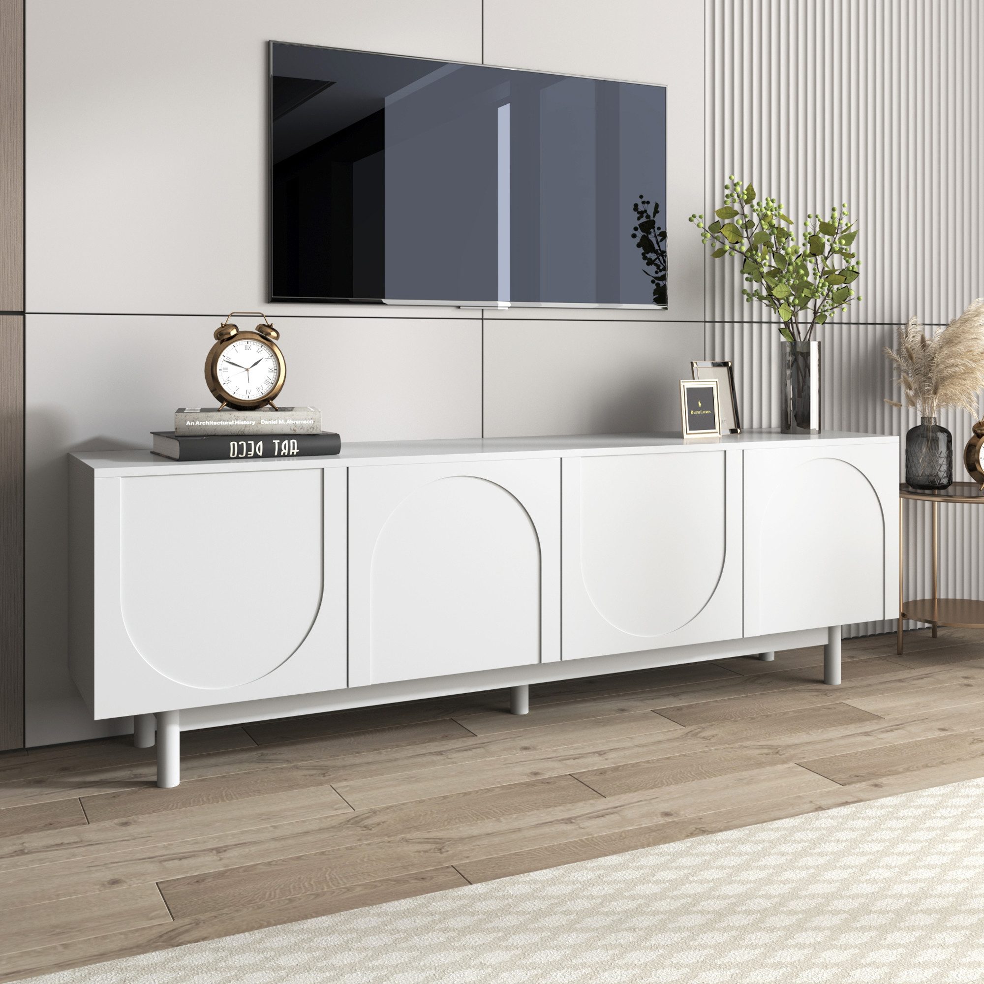 STILVORA Lowboard 175×38cm TV-Schrank in wohnzimmer,Fernsehschrank günstig online kaufen