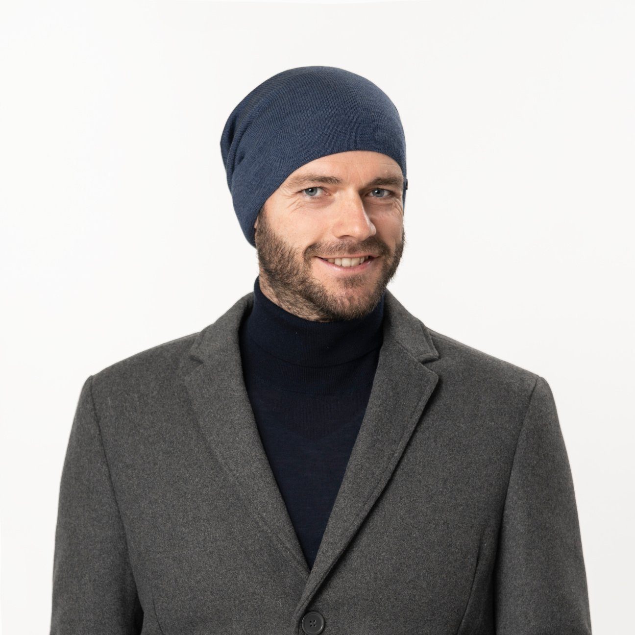 Lierys Beanie Oversize, (1-St) in Strickmütze Made senf Germany