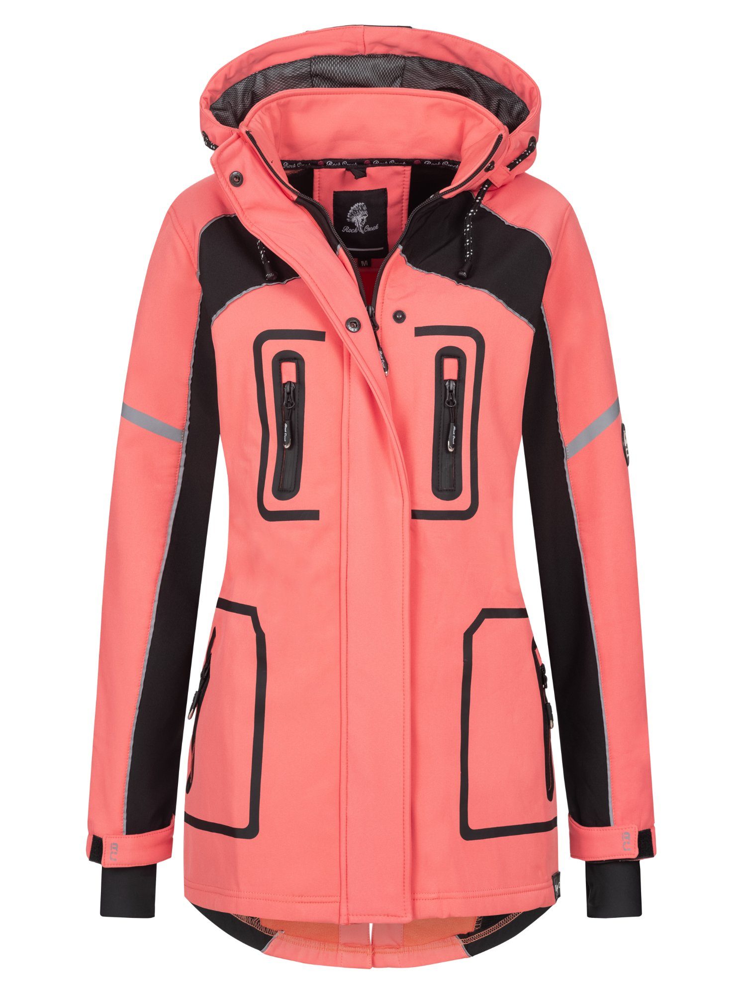Softshelljacke Damen Softshellmantel Wanderjacke D-497