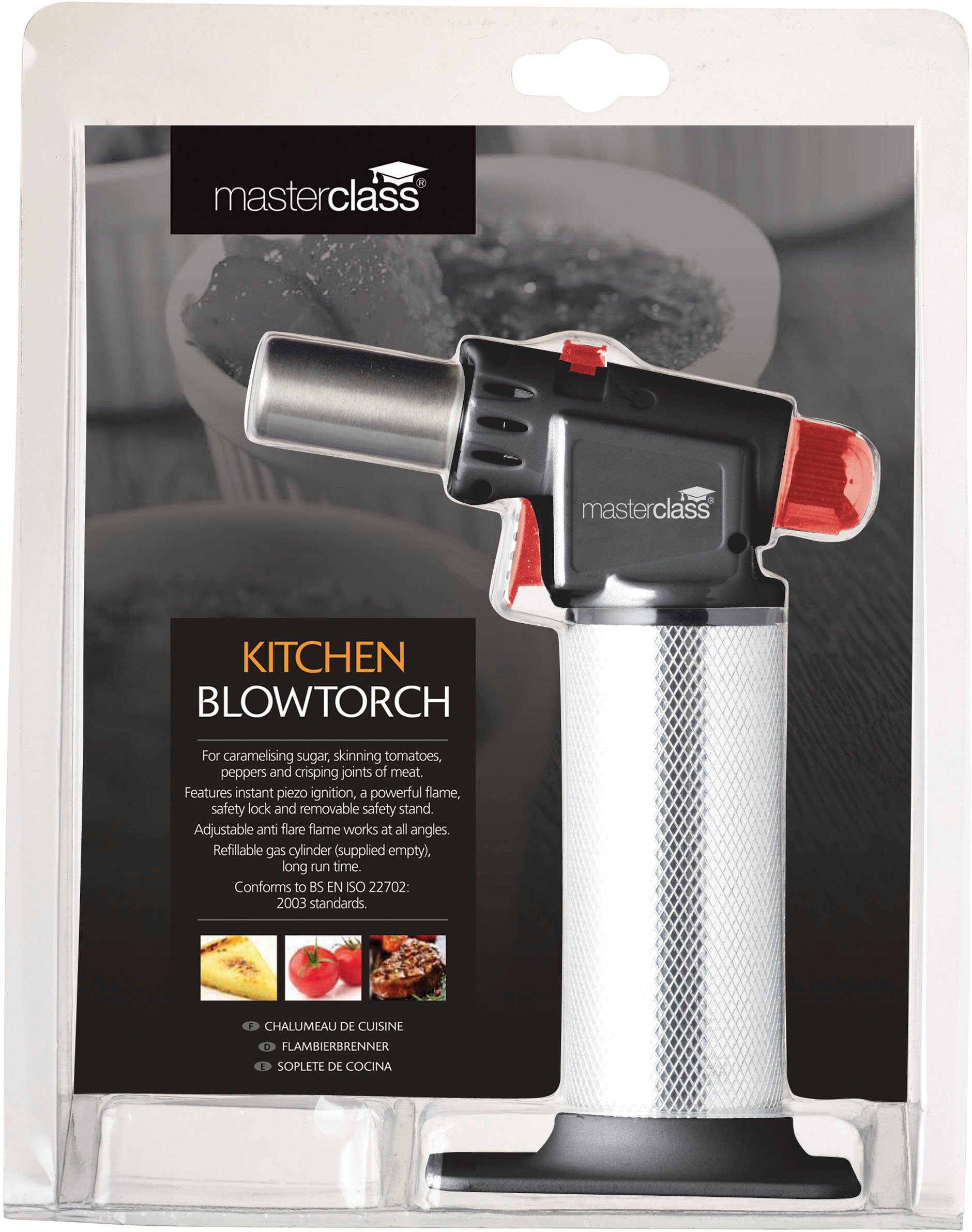 (1-tlg) Flambierbrenner Cook's MasterClass Blowtorch, Professional