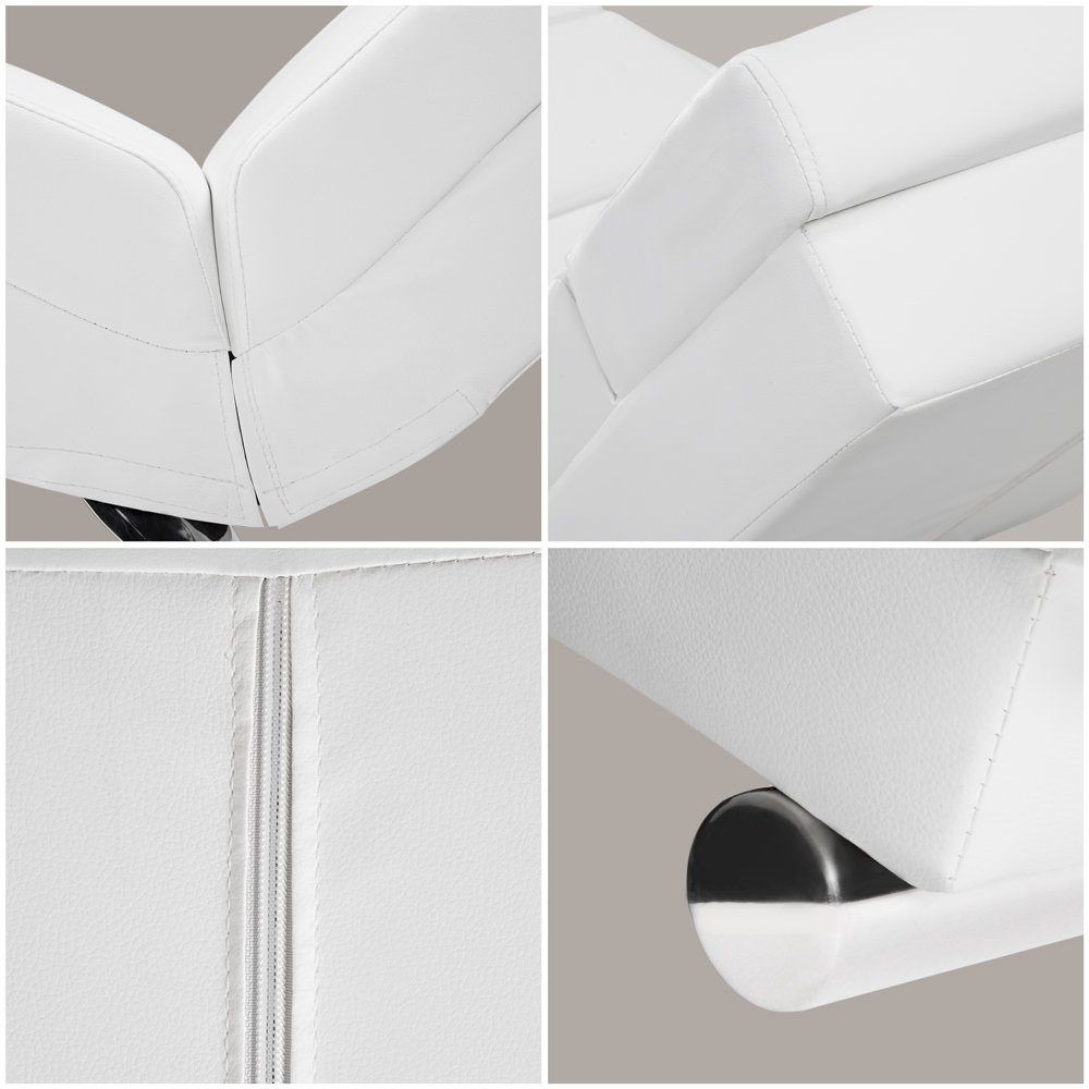 Casaria Relaxliege London, 1 Teile, XXL 186x89x55cm Ergonomisch Kunstleder Gepolstert 180kg Belastbarkeit