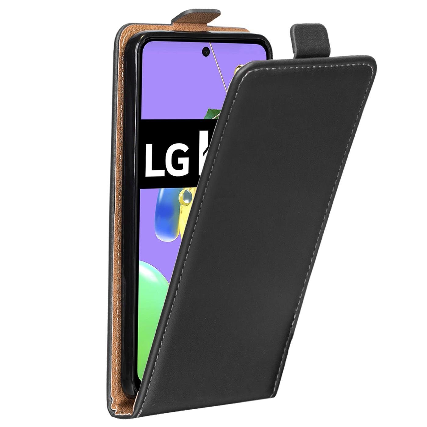 CoolGadget Handyhülle Flip Case Handyhülle für LG K52 6,6 Zoll, Hülle Klapphülle Schutzhülle Flipstyle Cover Tasche