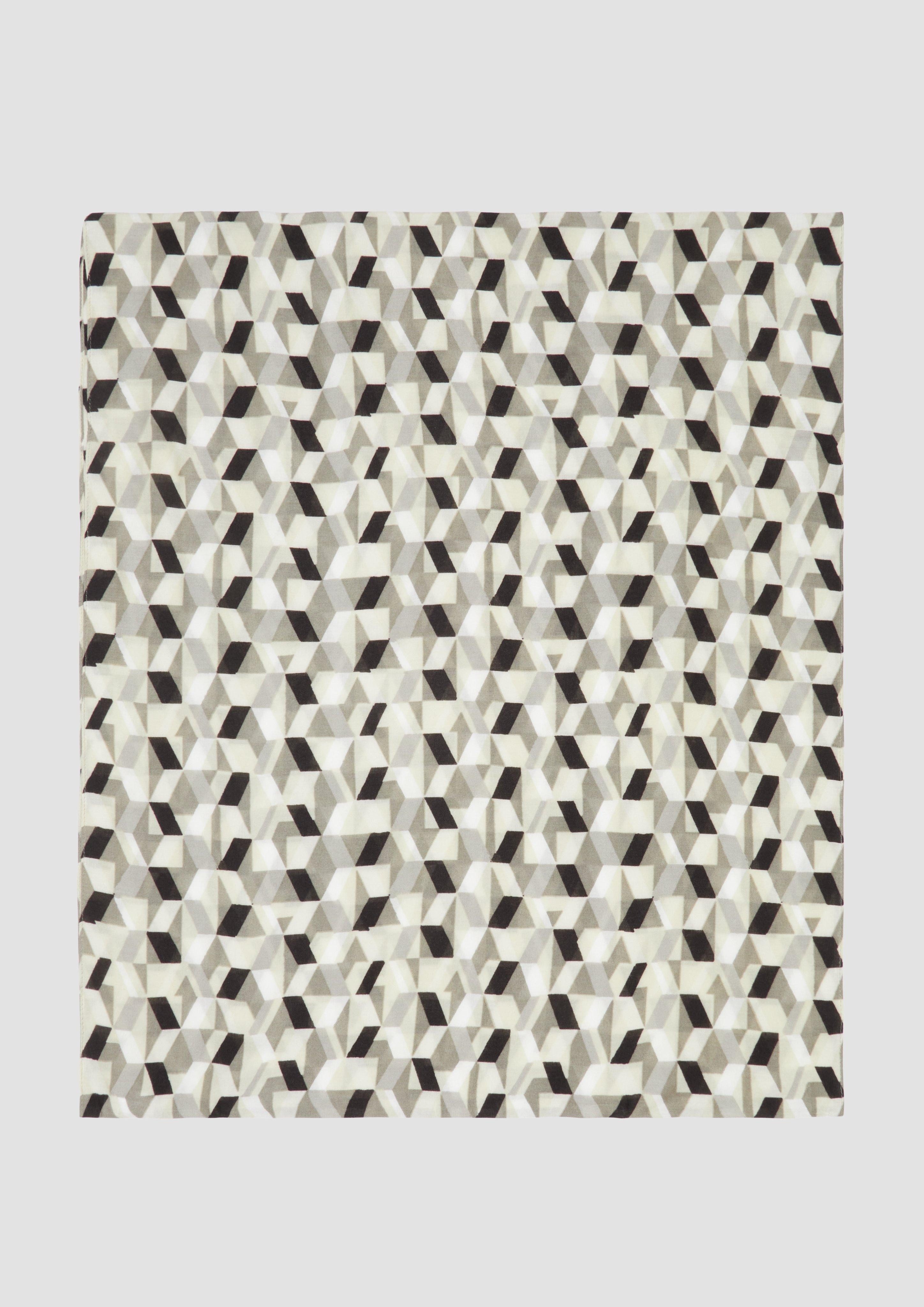 s.Oliver Halstuch Loop-Schal mit All-over-Grafikprint, Artwork günstig online kaufen