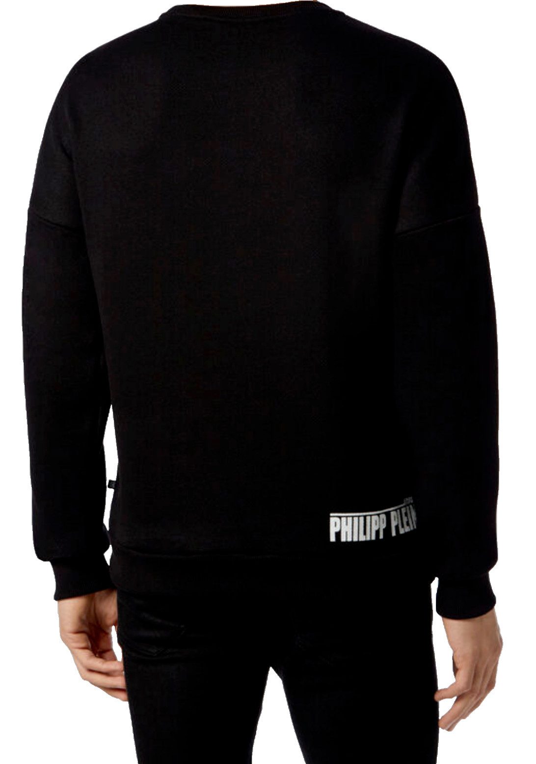 PHILIPP PLEIN Sweatshirt Sweatshirt Sweater Skull Statement Logo Pullover P günstig online kaufen