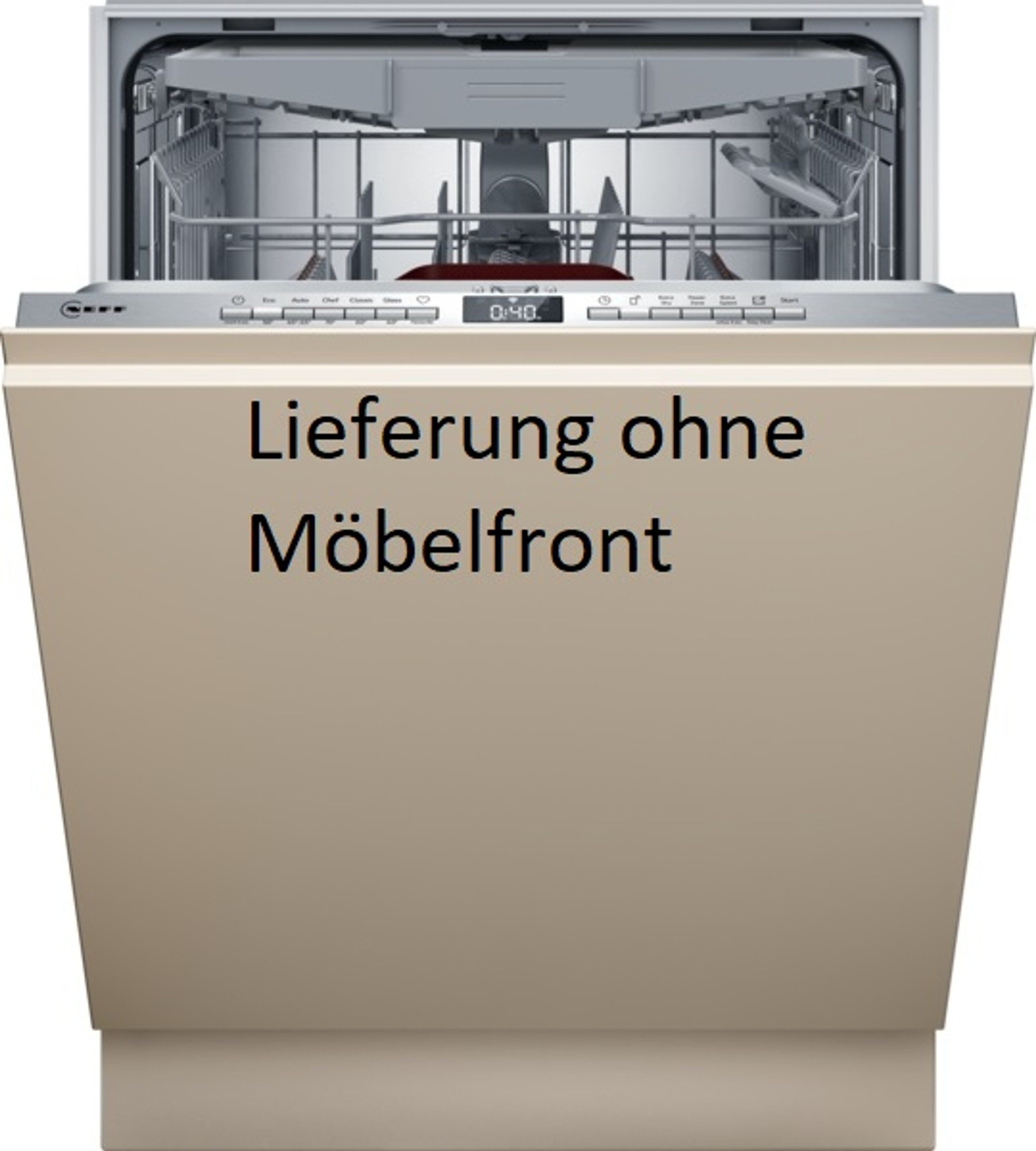 NEFF vollintegrierbarer Geschirrspüler N 50 S255EVX04E, 9 l, 14 Maßgedecke, Programme Download, Wifi-fähig