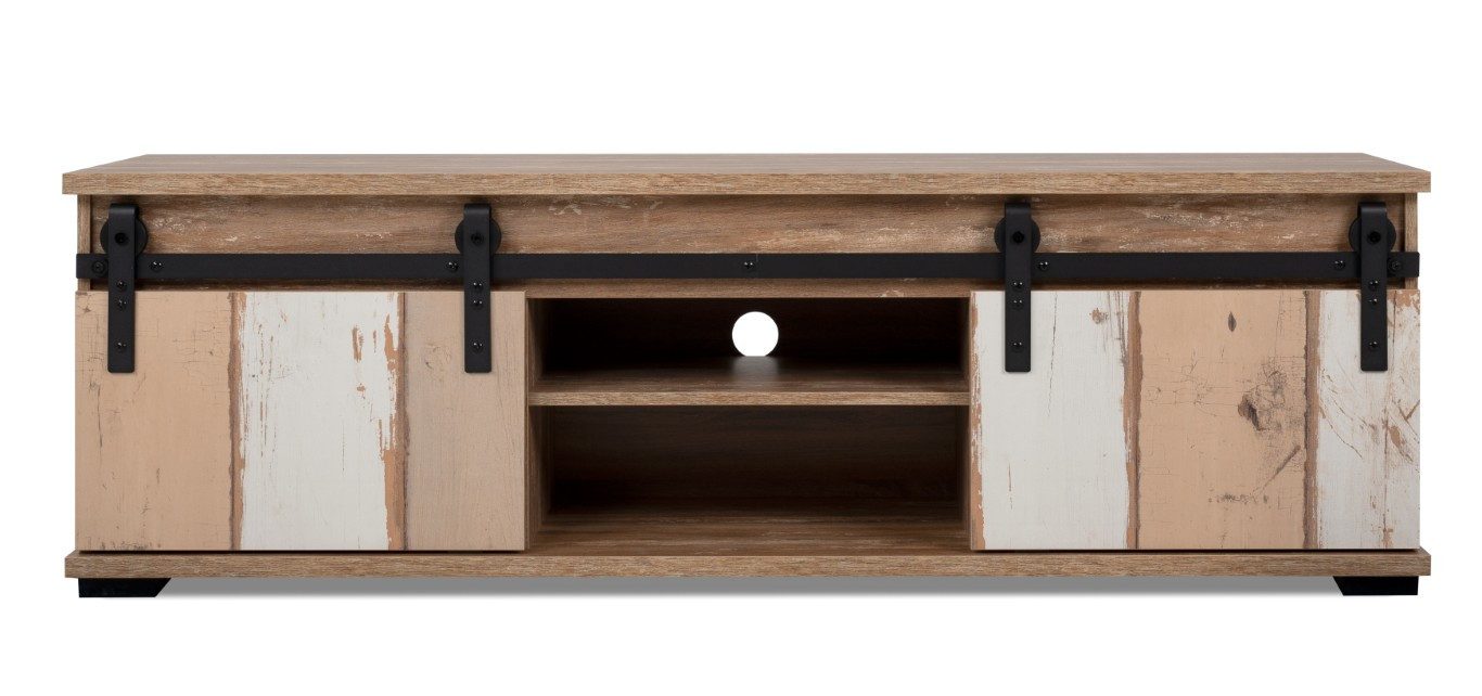 Finori Lowboard Lowboard TV-Board Marrakesch, Valhalla Eiche / Milford Kiefer, Sideboard