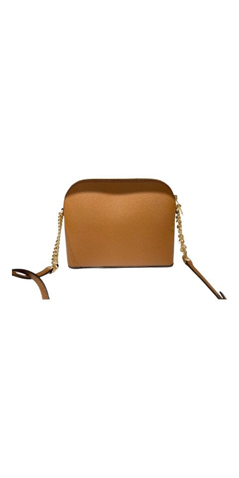 MICHAEL KORS Handtasche Michael Kors Jet Set Travel Dome Crossbody Braun Damen Umhängetasche