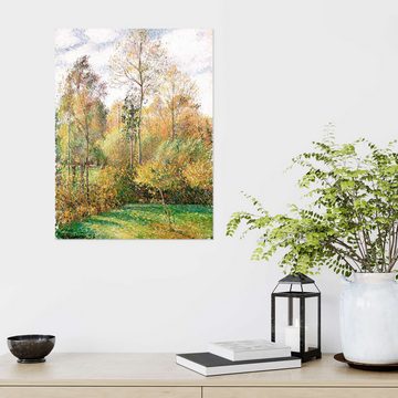Posterlounge Wandfolie Camille Pissarro, Herbst-Pappeln, Eragny, Malerei