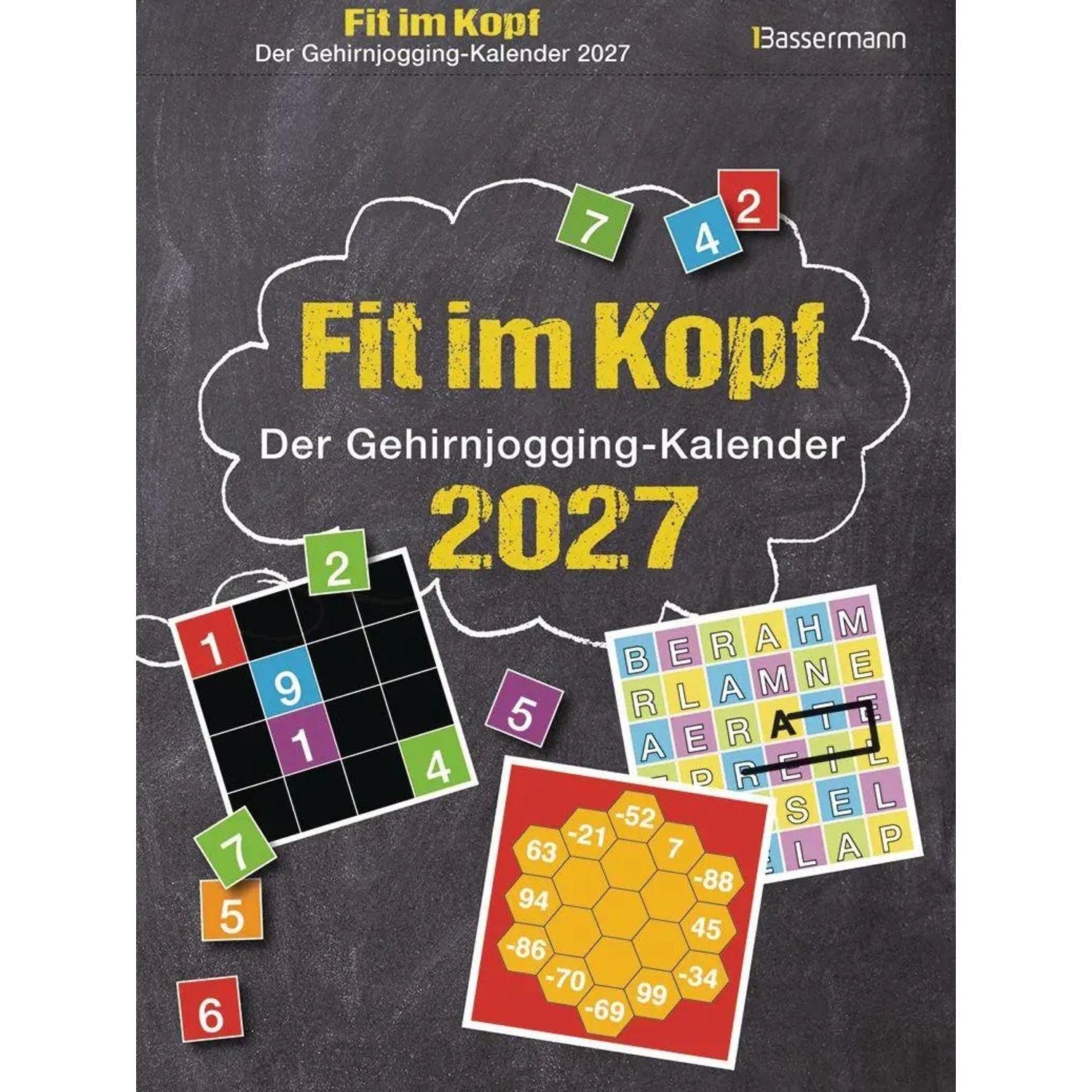 Bassermann Verlag Abreißkalender Fit im Kopf - der Gehirnjogging-Kalender 2027