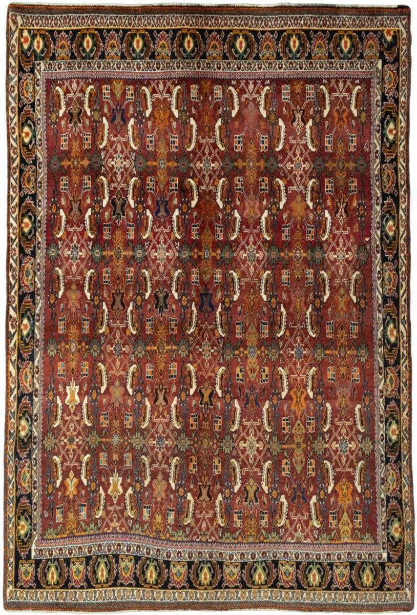 Orientteppich Shiraz 201x292 Handgeknüpfter Orientteppich / Perserteppich, Nain Trading, rechteckig, Höhe: 10 mm