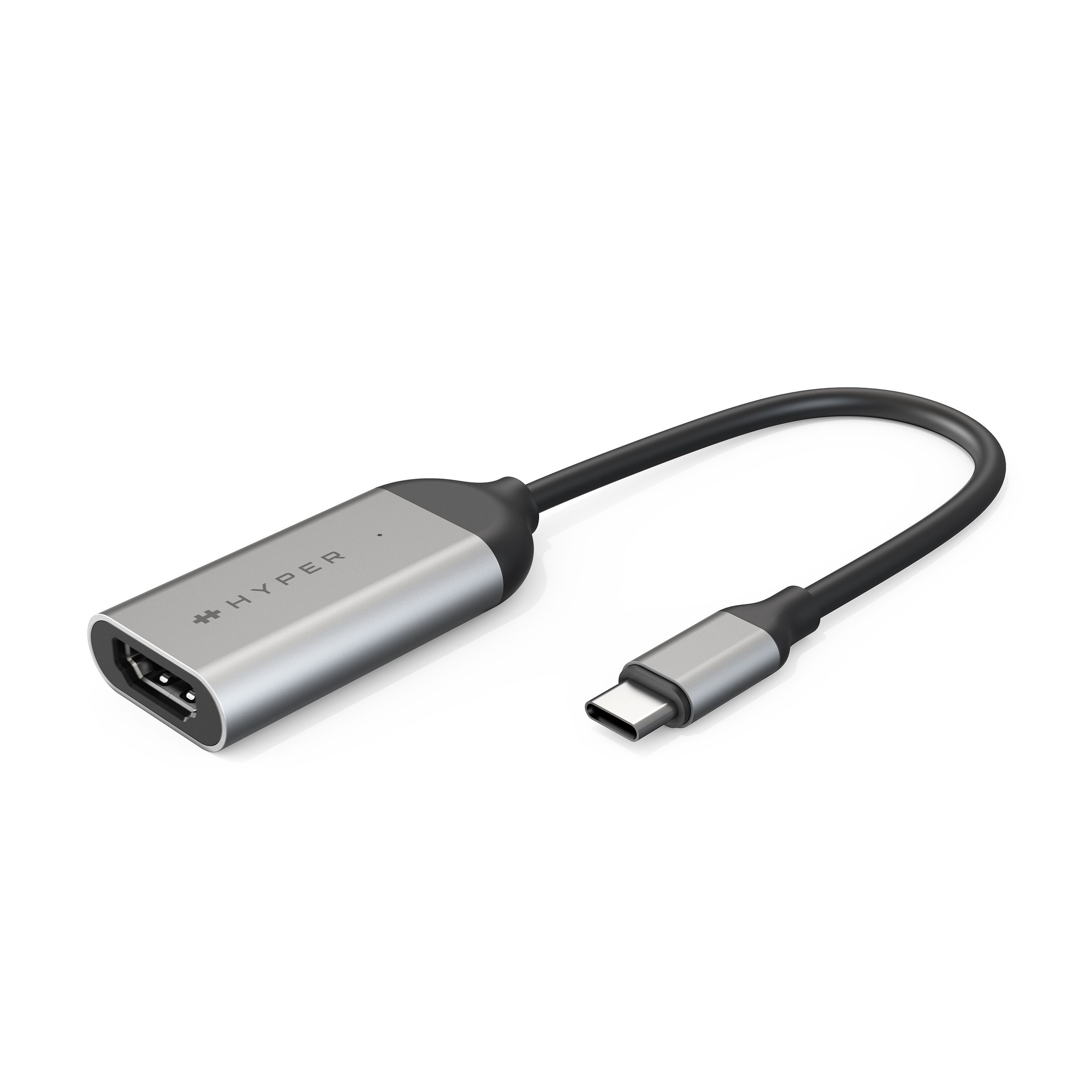HYPER by Sanho »HyperDrive« USB-Adapter USB-C zu HDMI 8K 60Hz / 4K 144Hz,  [USB-C auf HDMI Adapter mit 8k (60Hz) HDR-Videoübertragung / 4k (144Hz),  Gaming Adapter für flüssige Bildwiedergabe bei höchster Auflösung] -