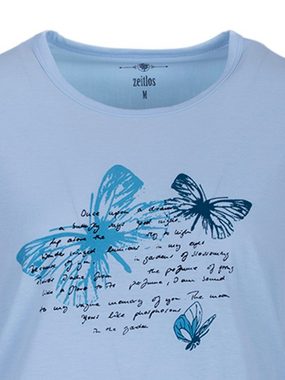 zeitlos Nachthemd Nachthemd Kurzarm - Blumenranken