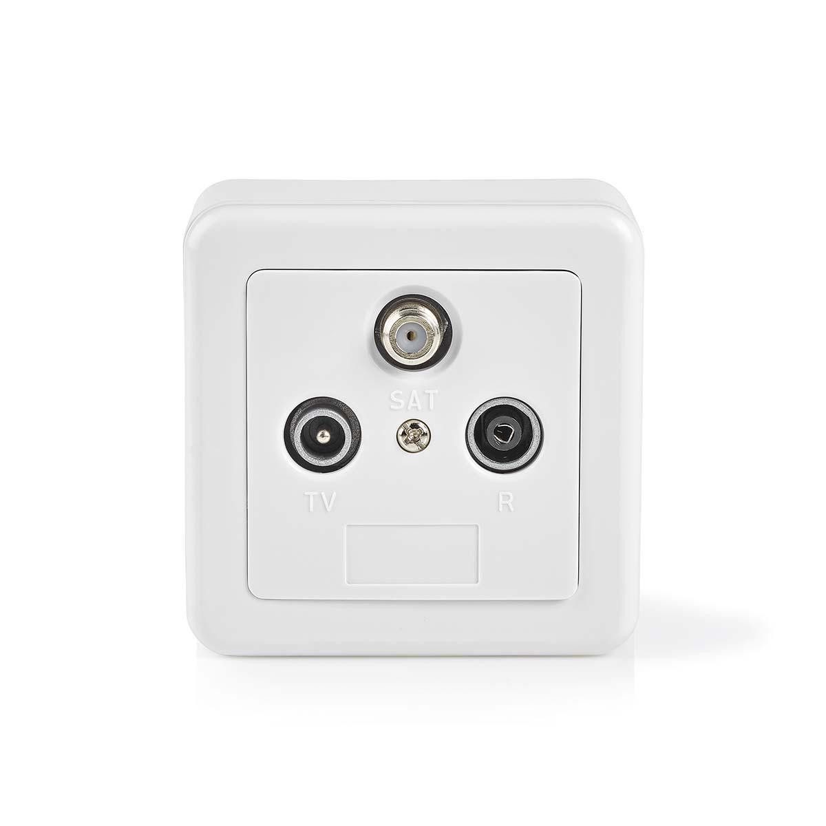 Nedis SWBX100WT SAT-Kabel, tv-empfang, signal verteilen, f-anschlüsse haushalt alltag zuhause
