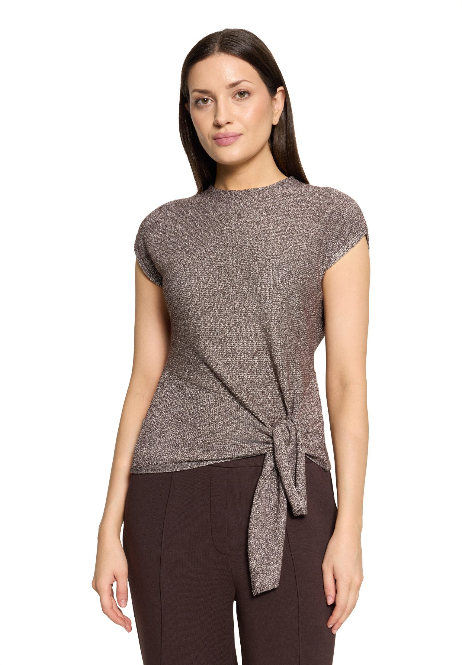 Kurzarmshirt Damen mit Kragen