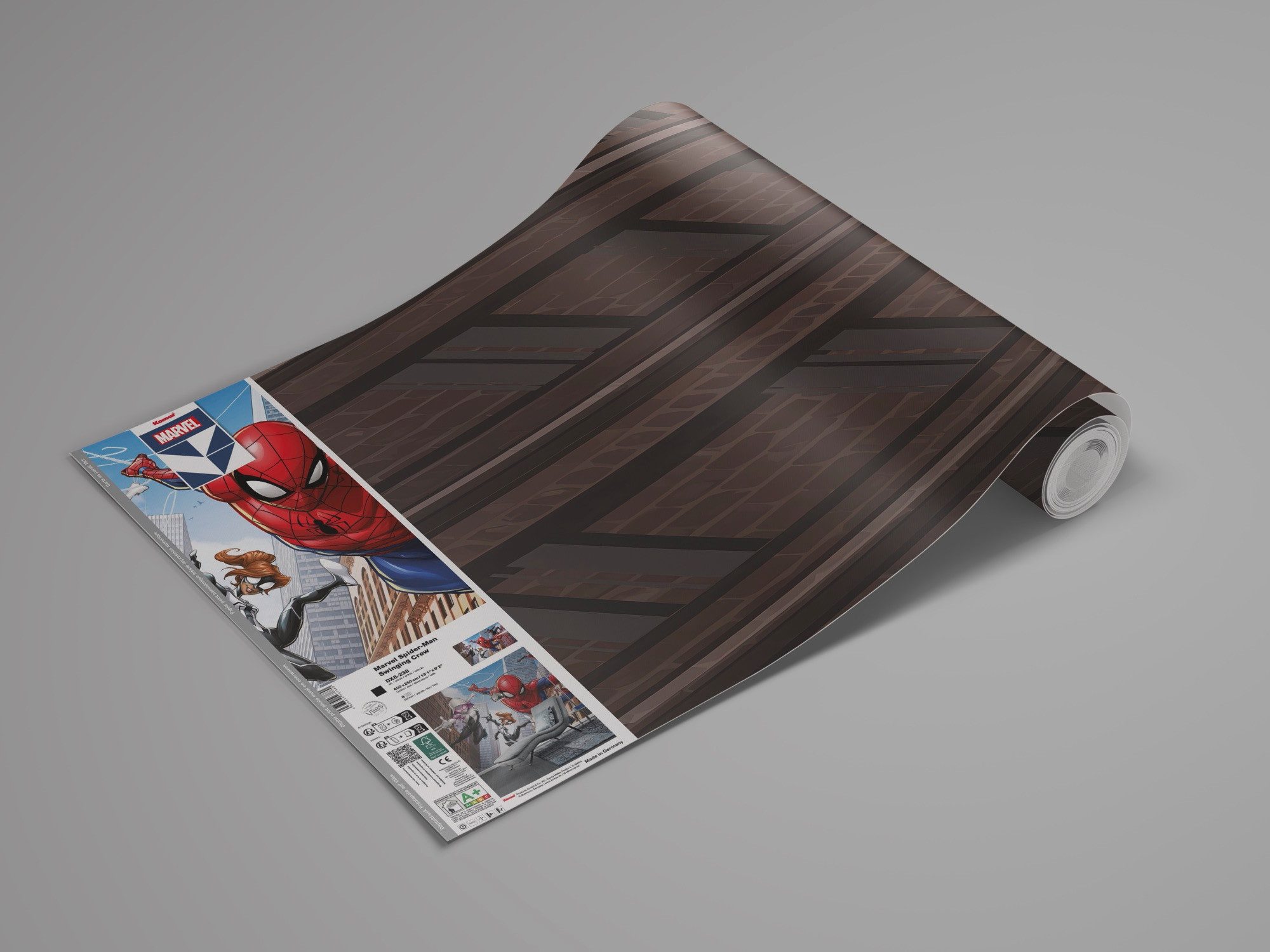 Komar Kindertapete Marvel Spider-Man Swinging Crew, glatt, bedruckt, (Packung, 1 St)