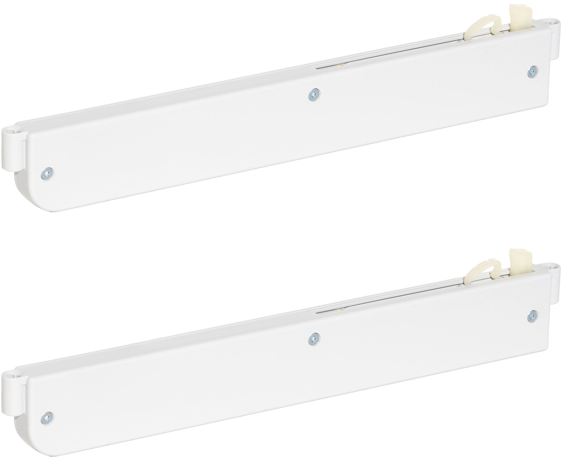 rauch Schwebetürselbsteinzug Soft-Close Zubehör Kleiderschrank Türdämpfer (Set, 2 St), 2er-Set für 2- und 3-türige Rauch-Schwebetürenschränke ORANGE