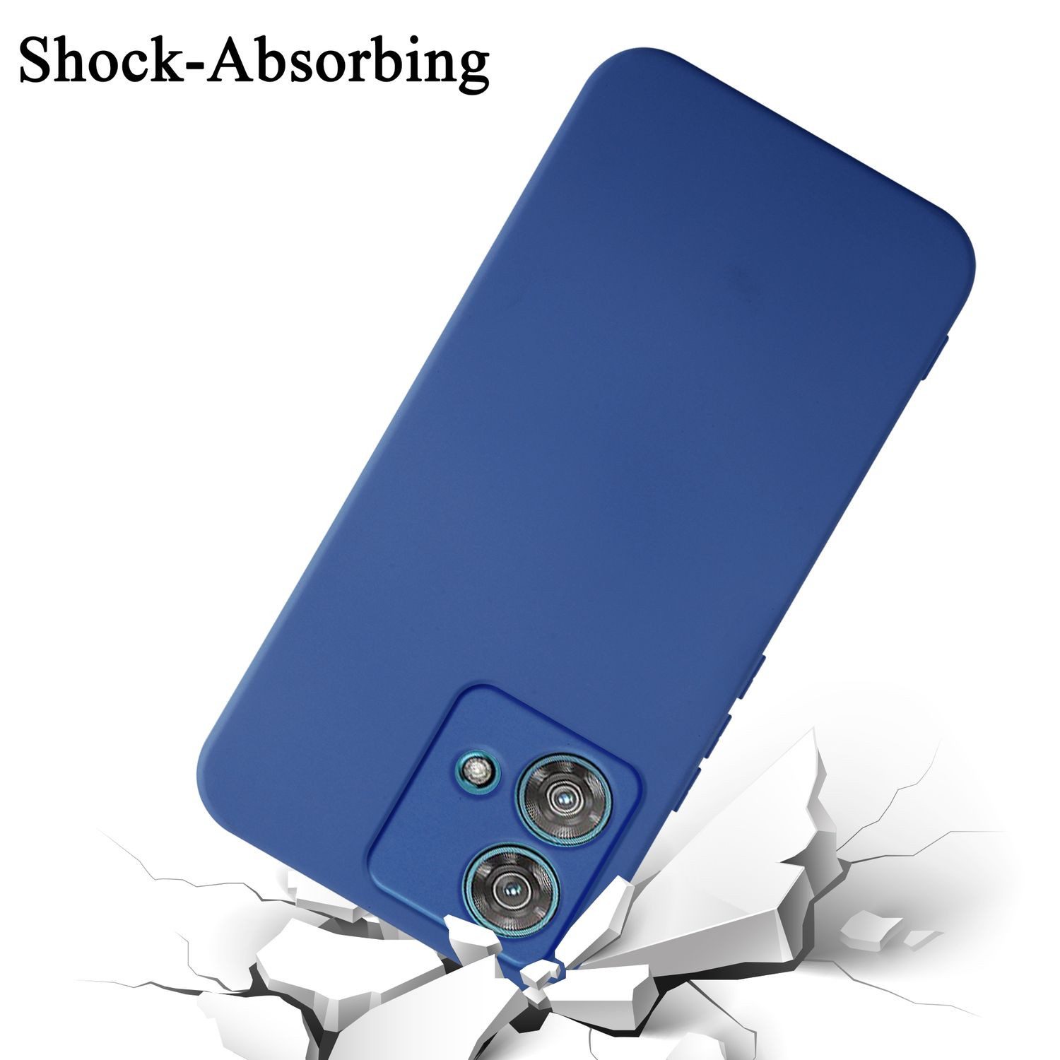 Cadorabo Handyhülle für Samsung Galaxy ON6 Hülle Motorola Edge 40 Neo, Flexible Hülle TPU Silikon Schutzhülle Back Cover Case