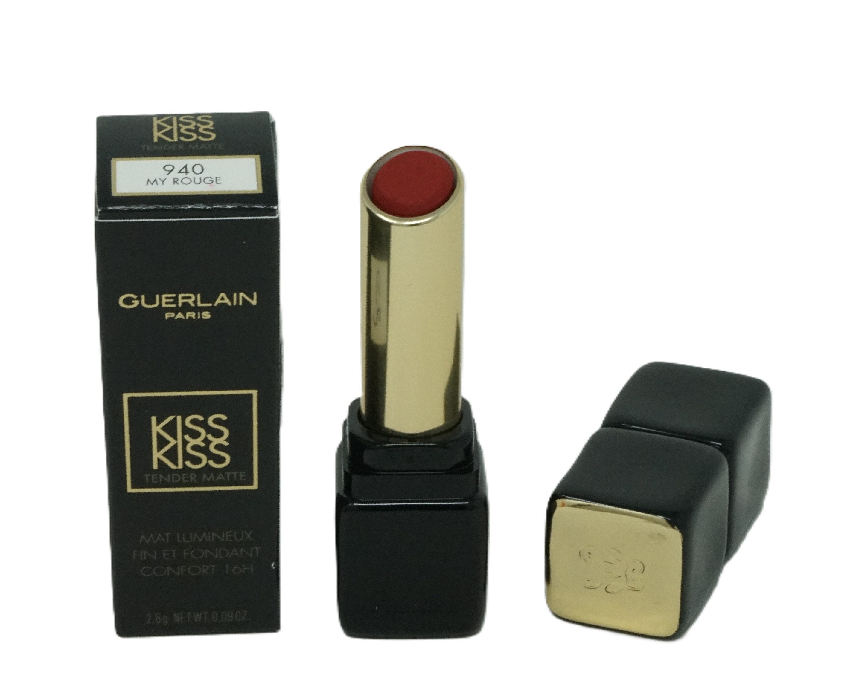 GUERLAIN Lippenstift Guerlain KissKiss Tender Matte Lipstick 940 My Rouge 2,8g