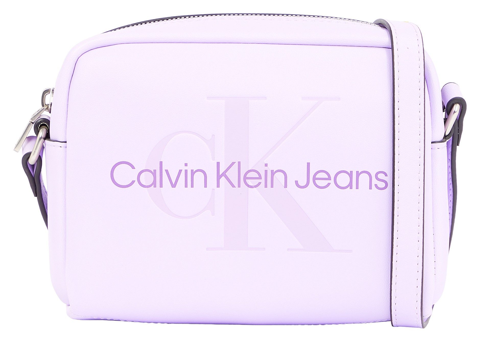 Calvin Klein Jeans Umhängetasche SCULPTED CAMERA BAG18 MONO, Cirybag Crossbodybag Logoprint Handtasche kleine Tasche Mini Bag