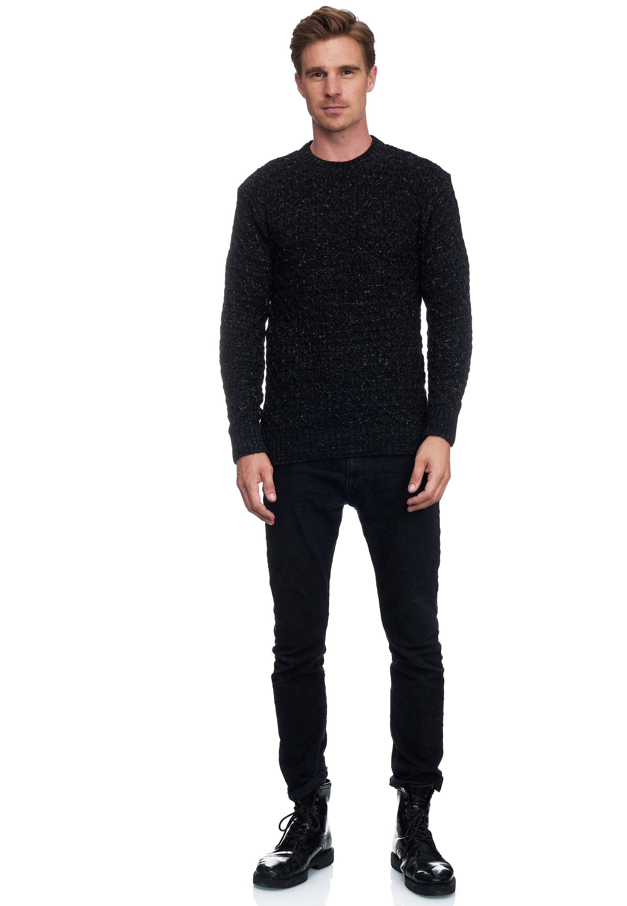 Rusty Neal Strickpullover mit elegantem Rundhalsausschnitt