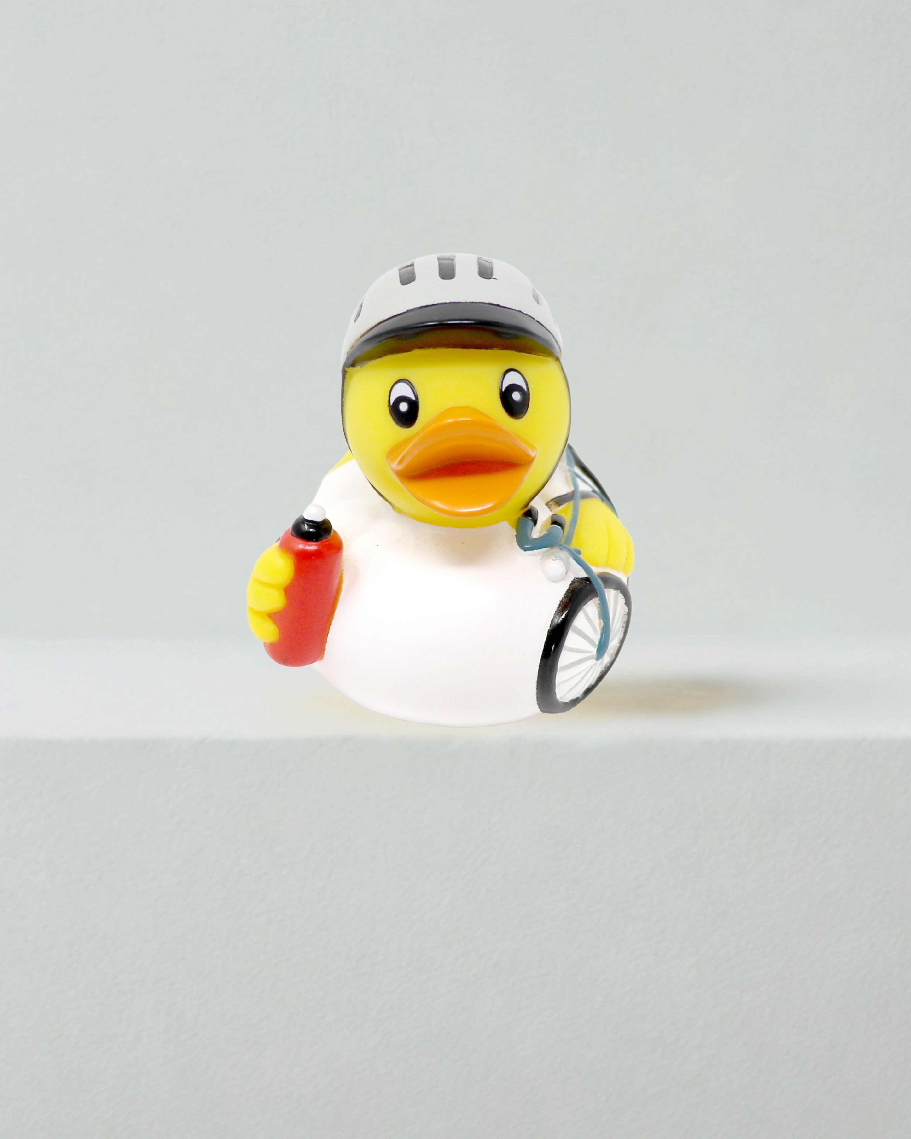 Close Up Badezimmer-Set Badeente Fahrradfahrer günstig online kaufen