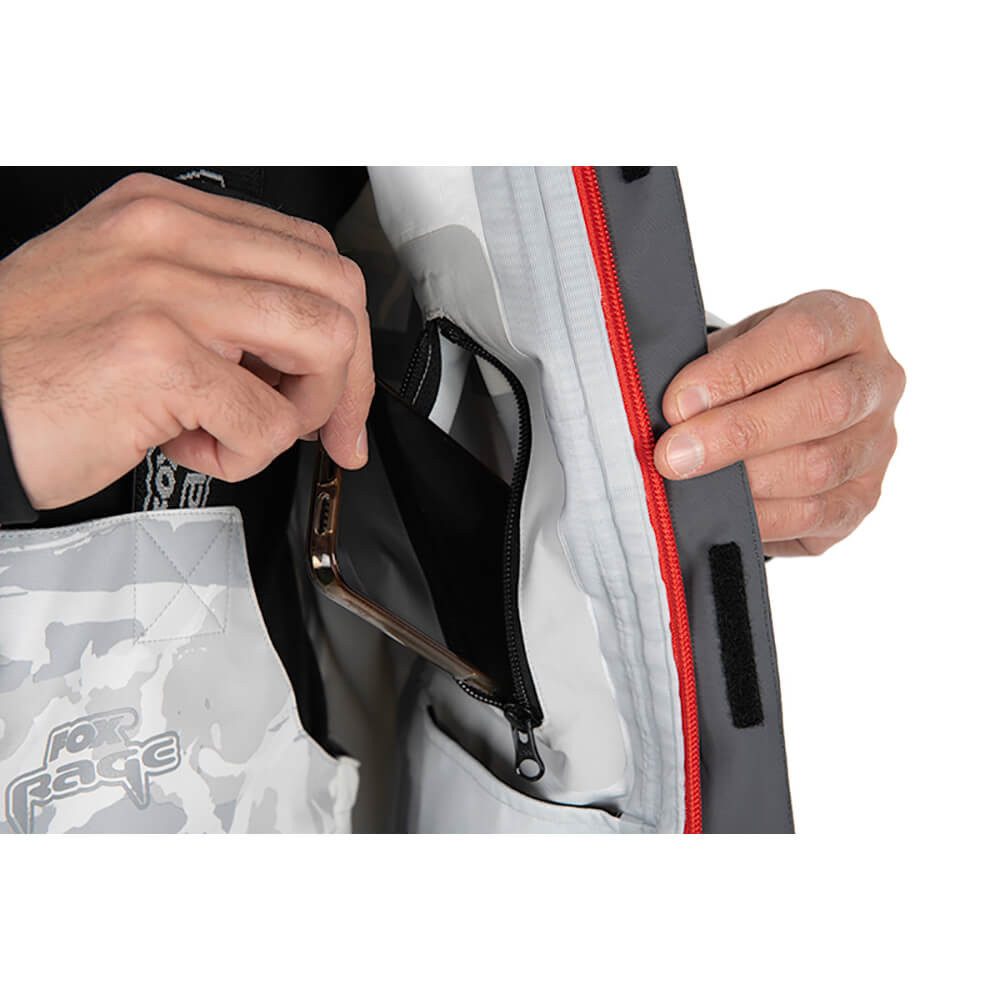 Fox Rage Regenjacke Fox Rage RS Triple Regenjacke Light Camo Wasserdicht Hellgrau Herren