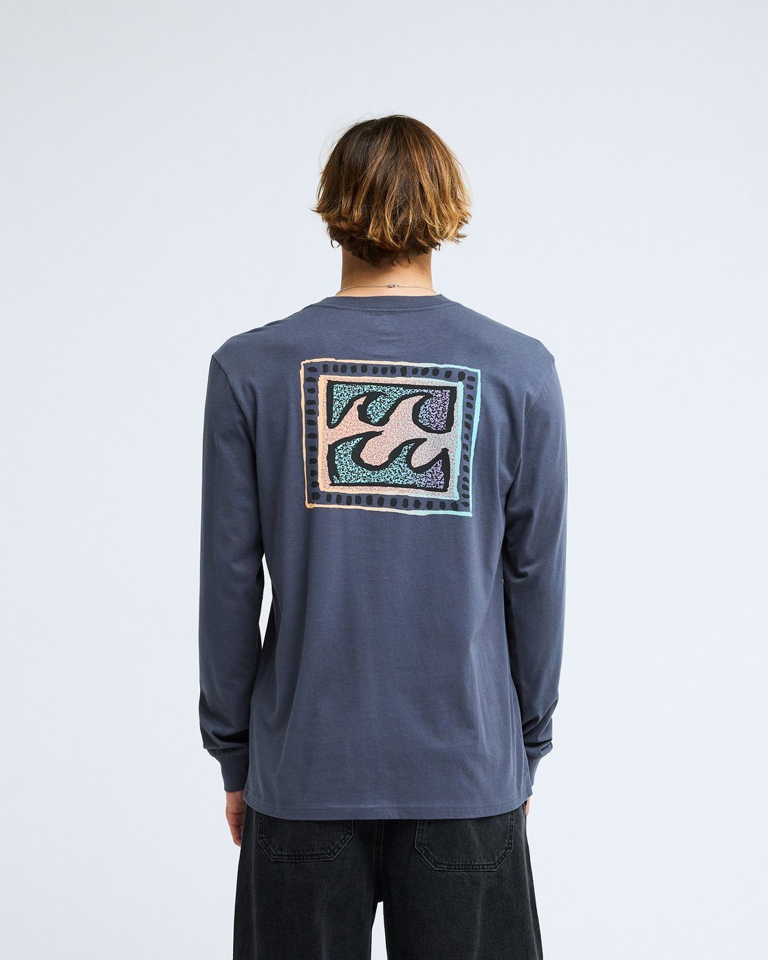 Billabong Langarmshirt CRAYON WAVE LS aus Baumwolle, in den Größen S bis XXL