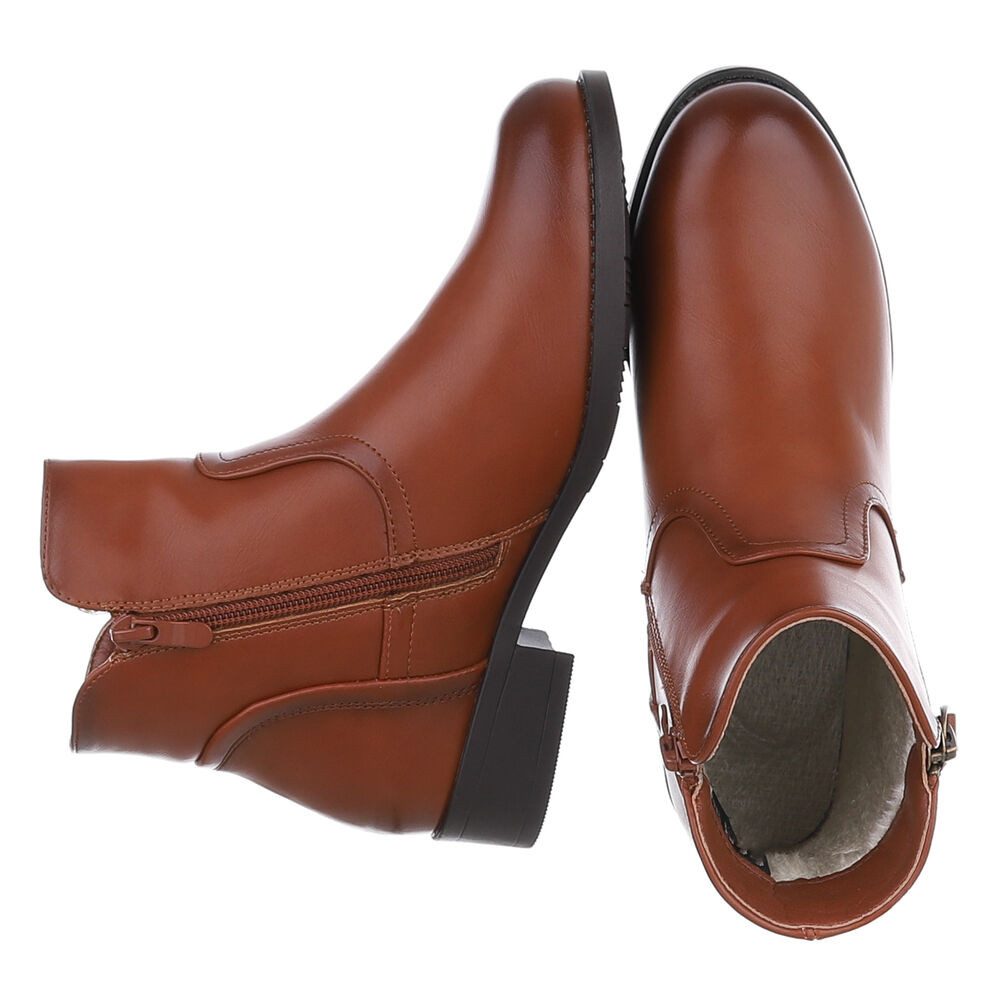 Ital-Design Elegante Ankle-Boots mit Reißverschluss für günstig online kaufen