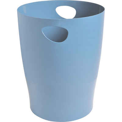 EXACOMPTA Papierkorb Exacompta Papierkorb BeeBlue 15 Liter hellblau Blauer Engel Nr. 45309D