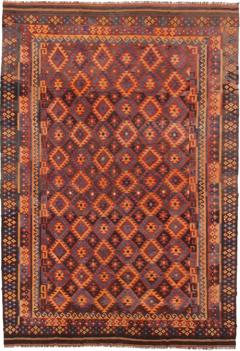 Orientteppich Kelim Afghan Antik 277x400 Handgewebter Orientteppich, Nain Trading, rechteckig, Höhe: 3 mm