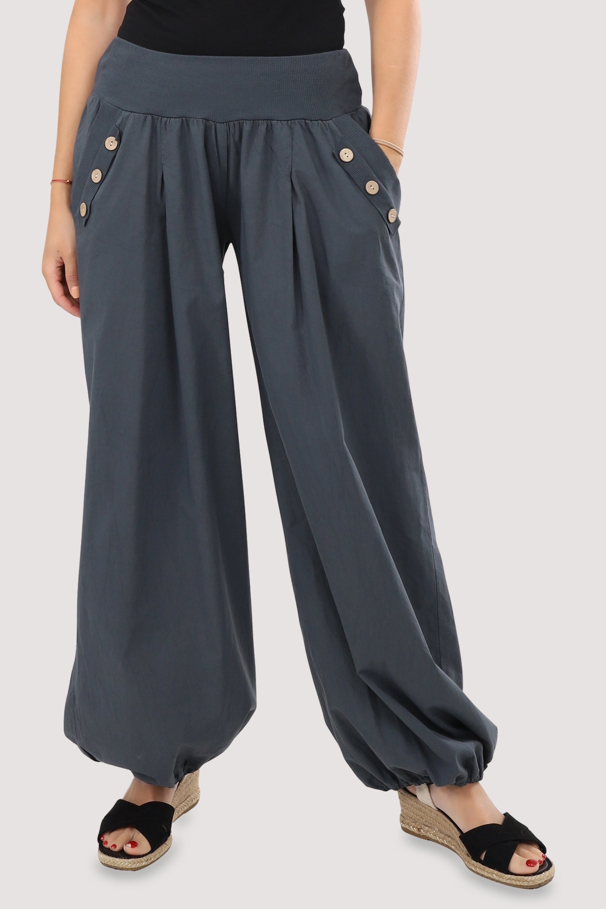 malito more than fashion Haremshose 23245H Pumphose Sommerhose locker und l günstig online kaufen