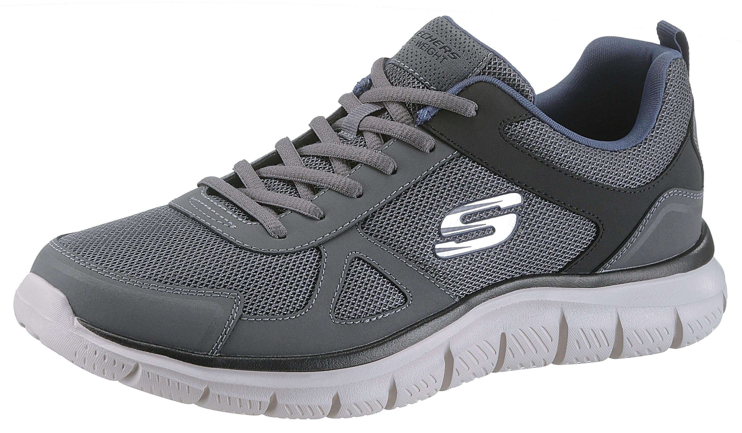 Skechers Track-Scloric Sneaker mit Skechers Memory Foam grau-navy