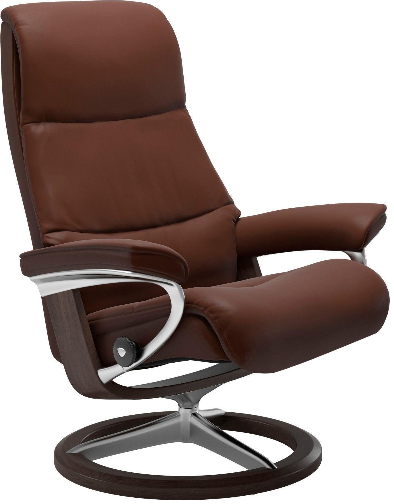 Hocker), Wenge mit View mit Base, S,Gestell (Set, Signature Stressless® Relaxsessel Größe Relaxsessel