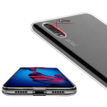 H-basics Handyhülle Samsung Galaxy Note 10 Transparent Crystal Clear flexiblem TPU Silikon 16,5 cm (6,5 Zoll), Transparent