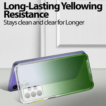 CoolGadget Handyhülle Farbverlauf Twilight Hülle für Samsung Galaxy A32 5G 6,5 Zoll, Robust Hybrid Slim Cover Kamera Schutz Hülle für Samsung A32 5G Case