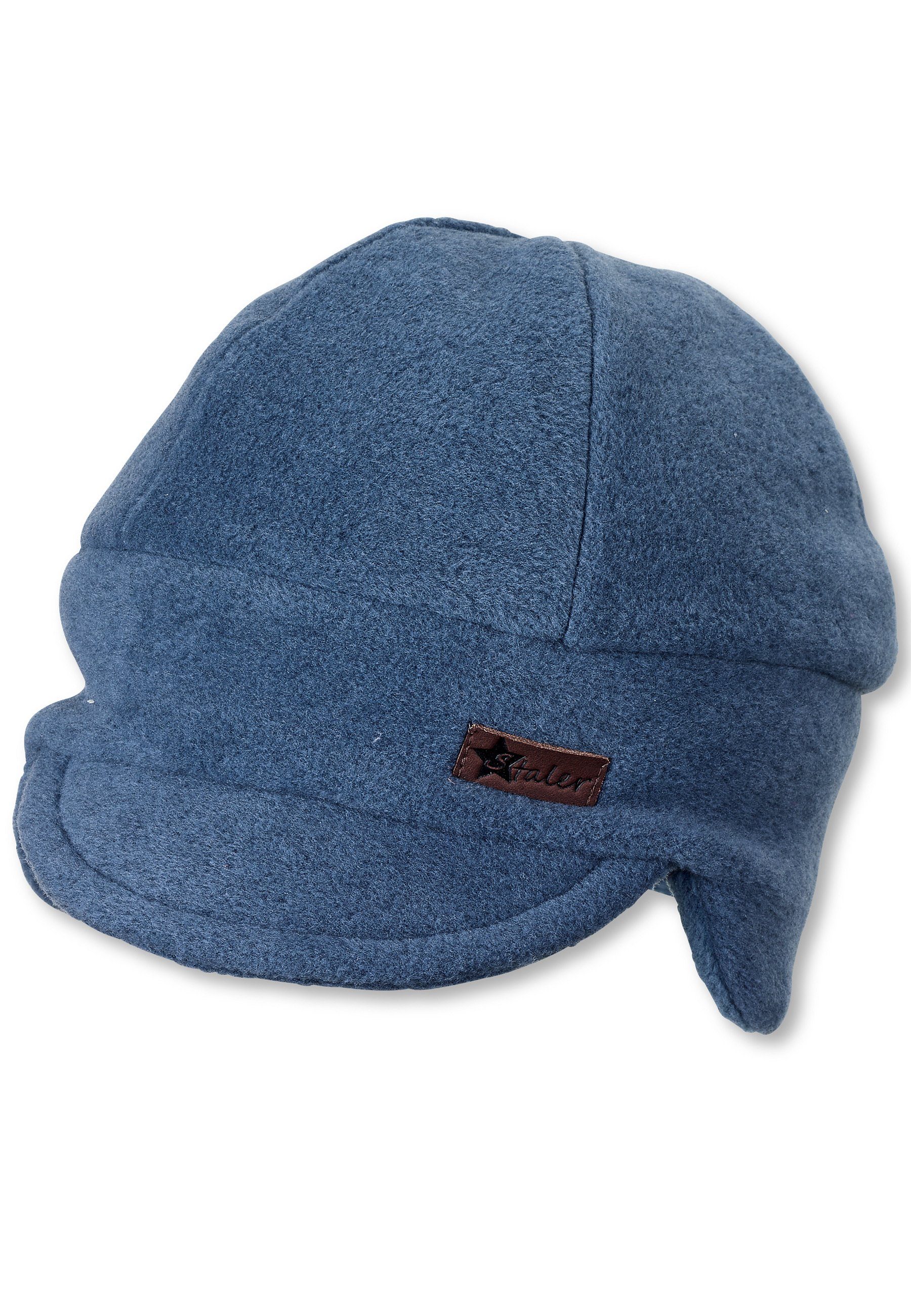 Sterntaler® Beanie Mütze Melange (1-St) blau