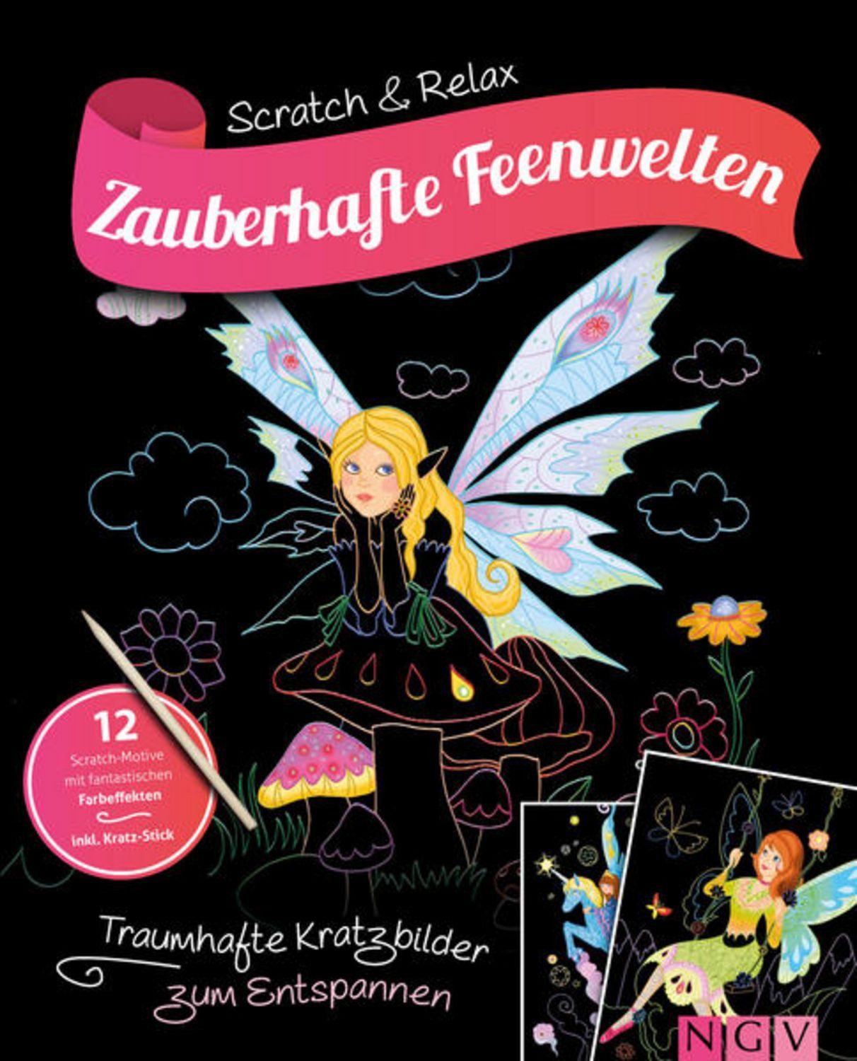 Zauberhafte Feenwelten - Kratzbuch für Kinder ab 6 Jahren / diverse