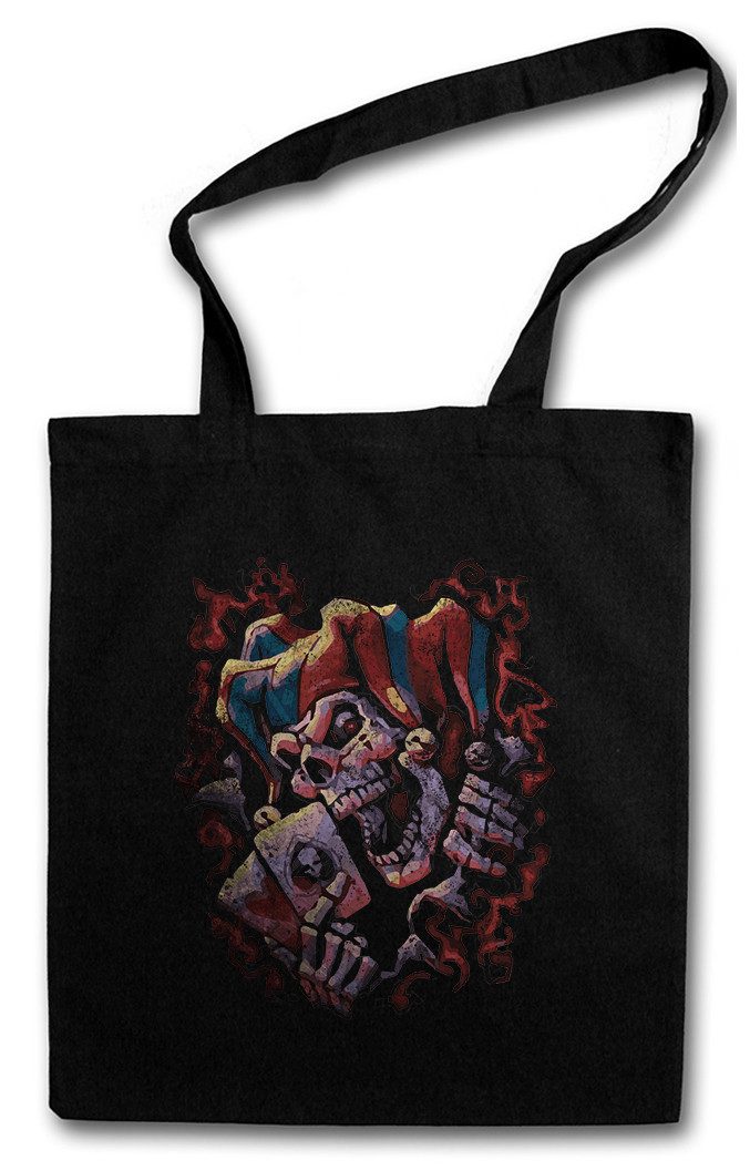 Beuteltasche Joker Skull II Stofftasche Schädel Death Totenschädel Totenkopf Art