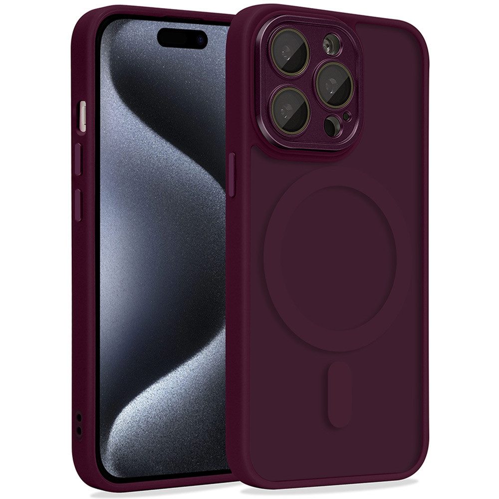 FITSU Handyhülle Schutzhülle für Apple iPhone Hülle MagSafe kompatible Handyhülle Case, Hülle für Apple iPhone 16 Pro Max, 16 Pro, 16, 15 Pro, 15, 14, 13 Case