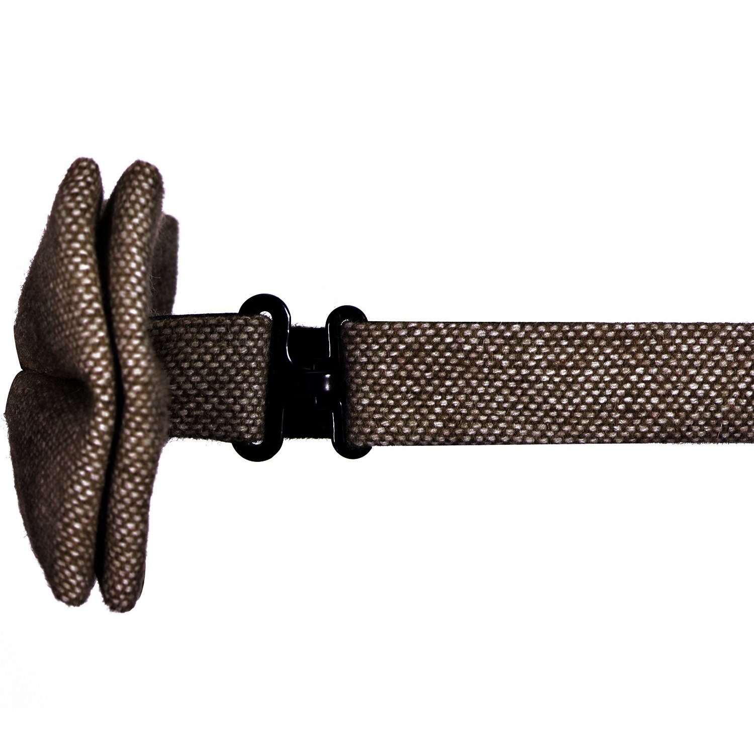 DonDon Fliege DonDon Herren Fliege 12 x 6 cm Baumwolle (Packung, 1-St) bereits gebunden, verstellbar, Tweedlook