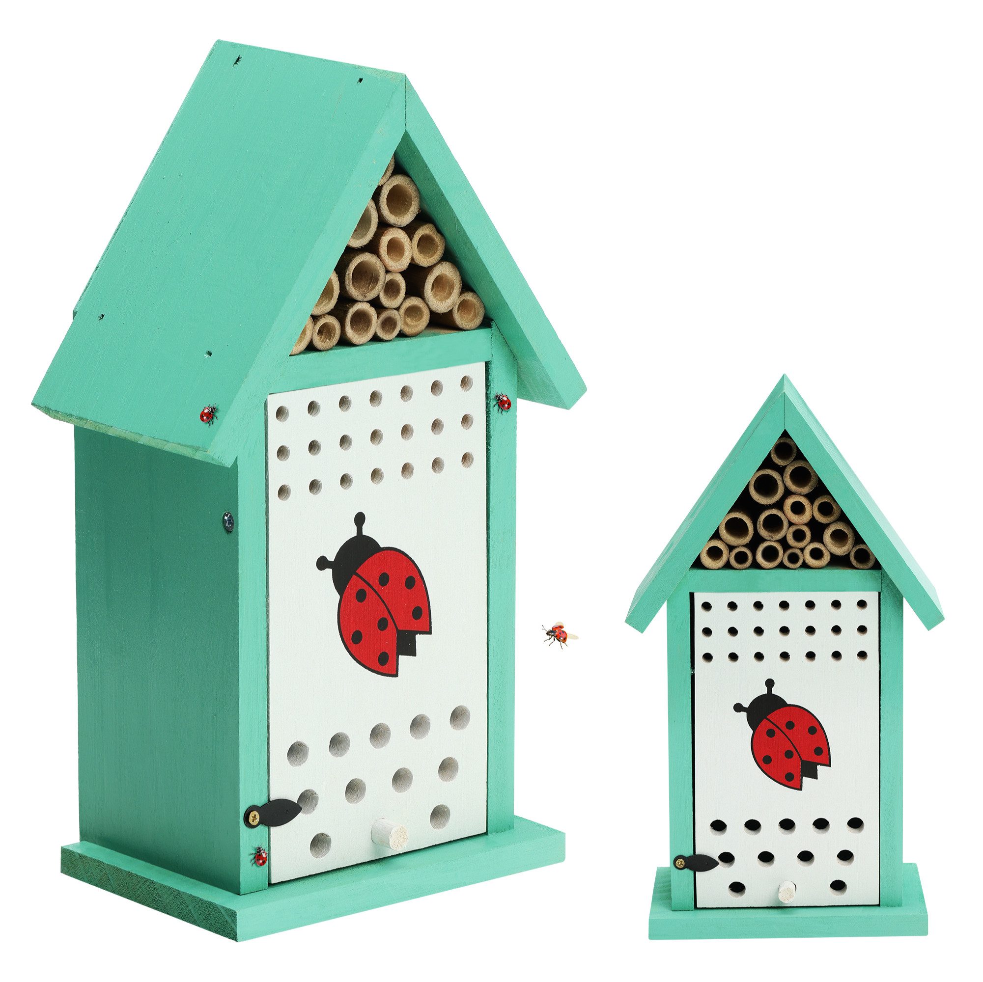 Insektenhotel Marienkäferhaus - Insektenhotel aus Kiefernholz - Marienkäferhotel