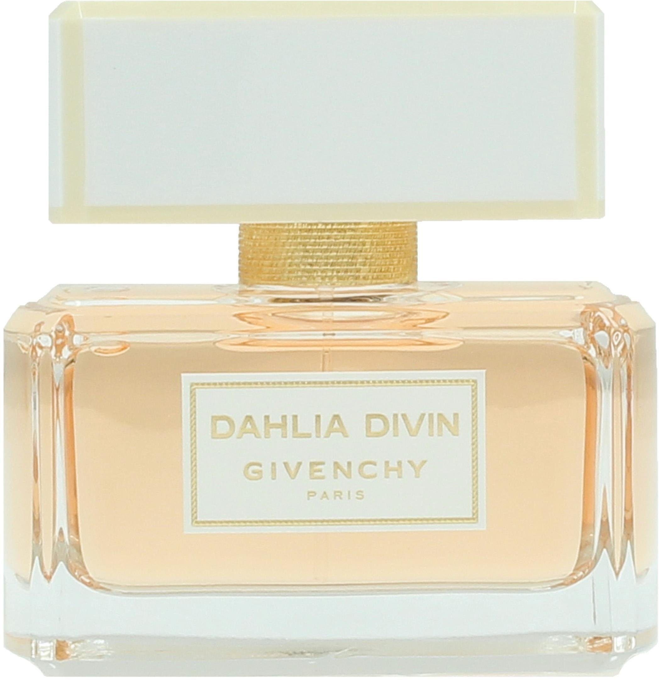 GIVENCHY Eau de Parfum Dahlia Divin, Holziger Damenduft mit Mirabelle, Jasmin-Sambac und Sandelholz.