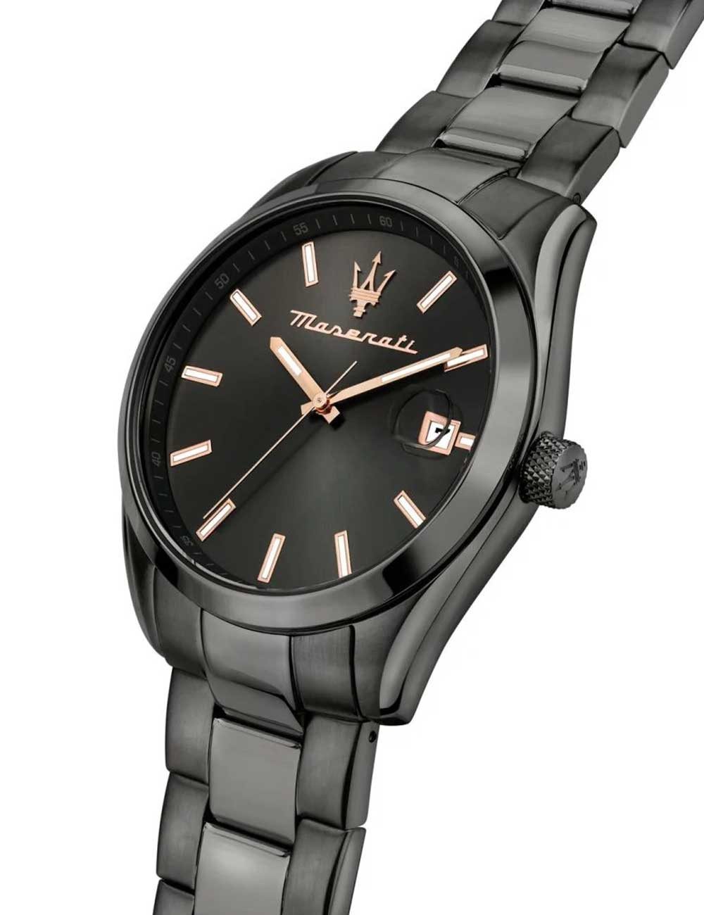 MASERATI Quarzuhr Maserati R8853151015 Herrenuhr Attrazione 43mm 5ATM Maser günstig online kaufen