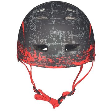 rueger-helmets Kinderhelm RXD-7000 Skaterhelm Fahrrad BMX Mountainbike MTB Freeride Skater für Kinder, Damen, Herren HelmRXD-7000 Black/Red L