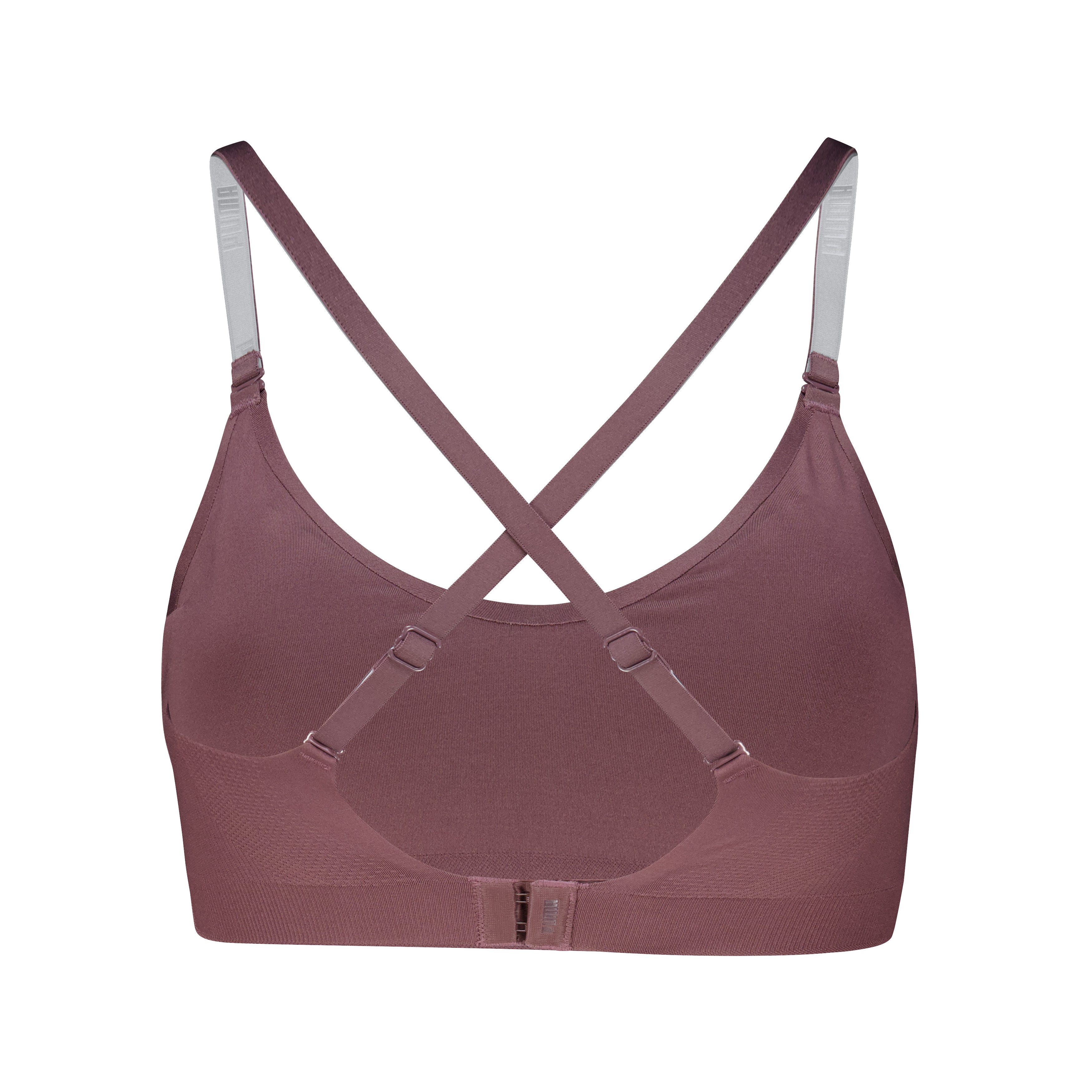 PUMA Sport-Bustier PUMA WOMEN 3D KNIT SPORT TRIANGLE TOP 1P wendbare und verstellbare Träger für einen personalisierten Look