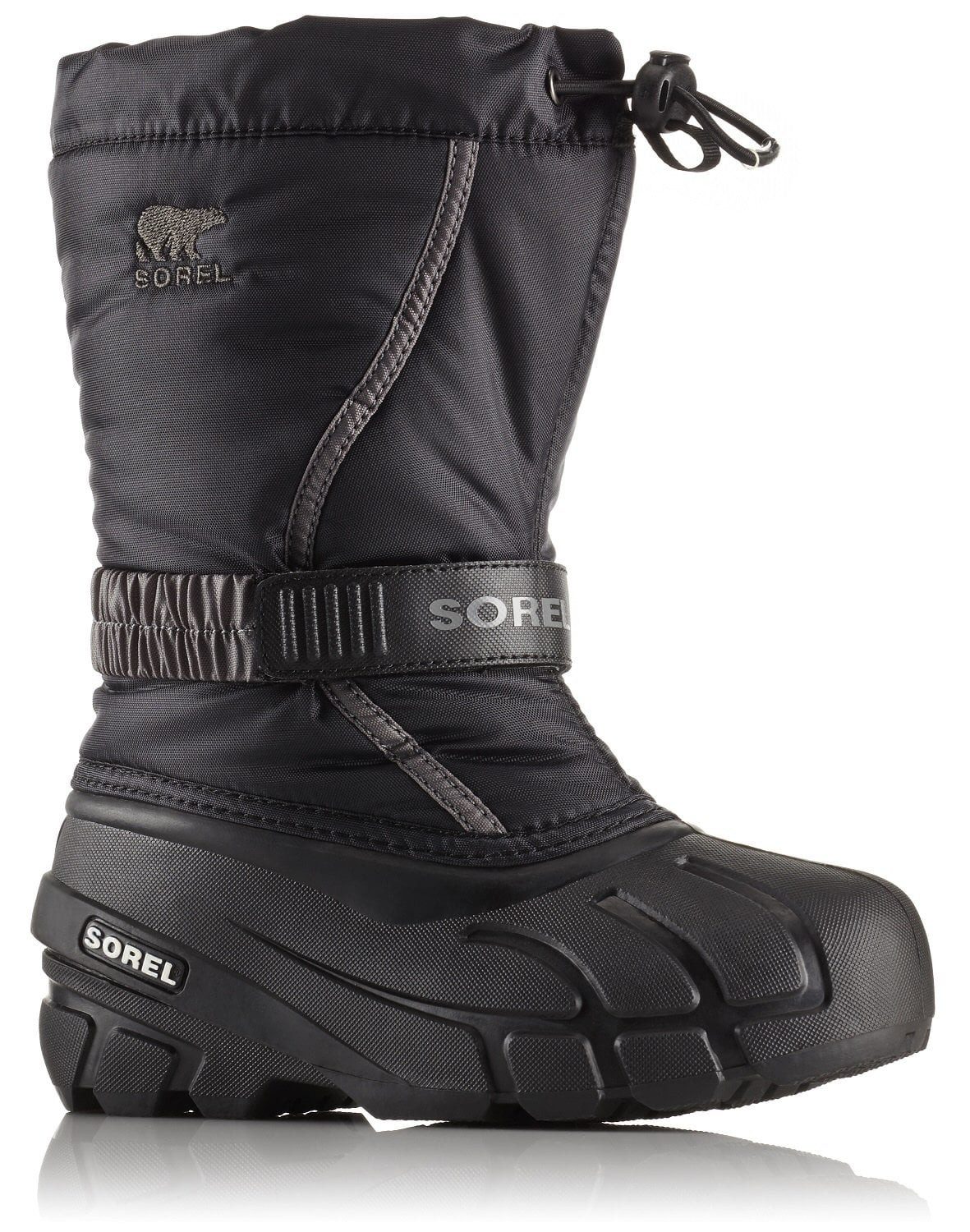 Sorel Flurry wasser/winddicht schwarz Kids Winterstiefel
