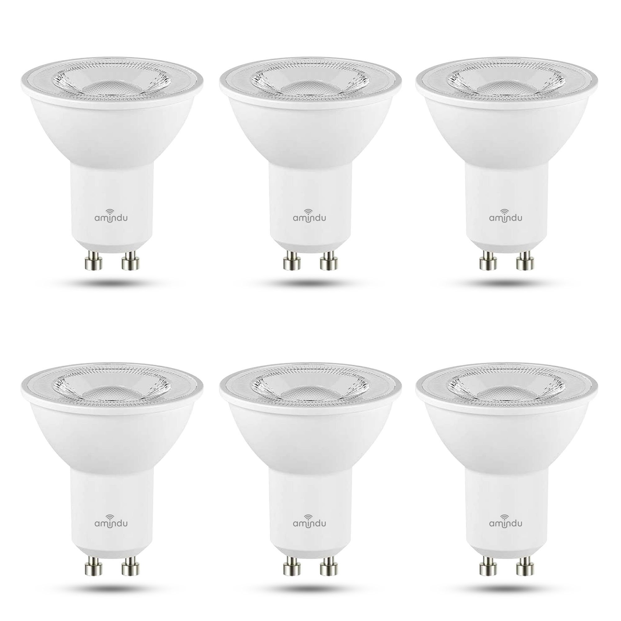 Amindu LED-Leuchtmittel, GU10, warmweiß oder kaltweiß, 425lm, 4.5W ersetzt günstig online kaufen