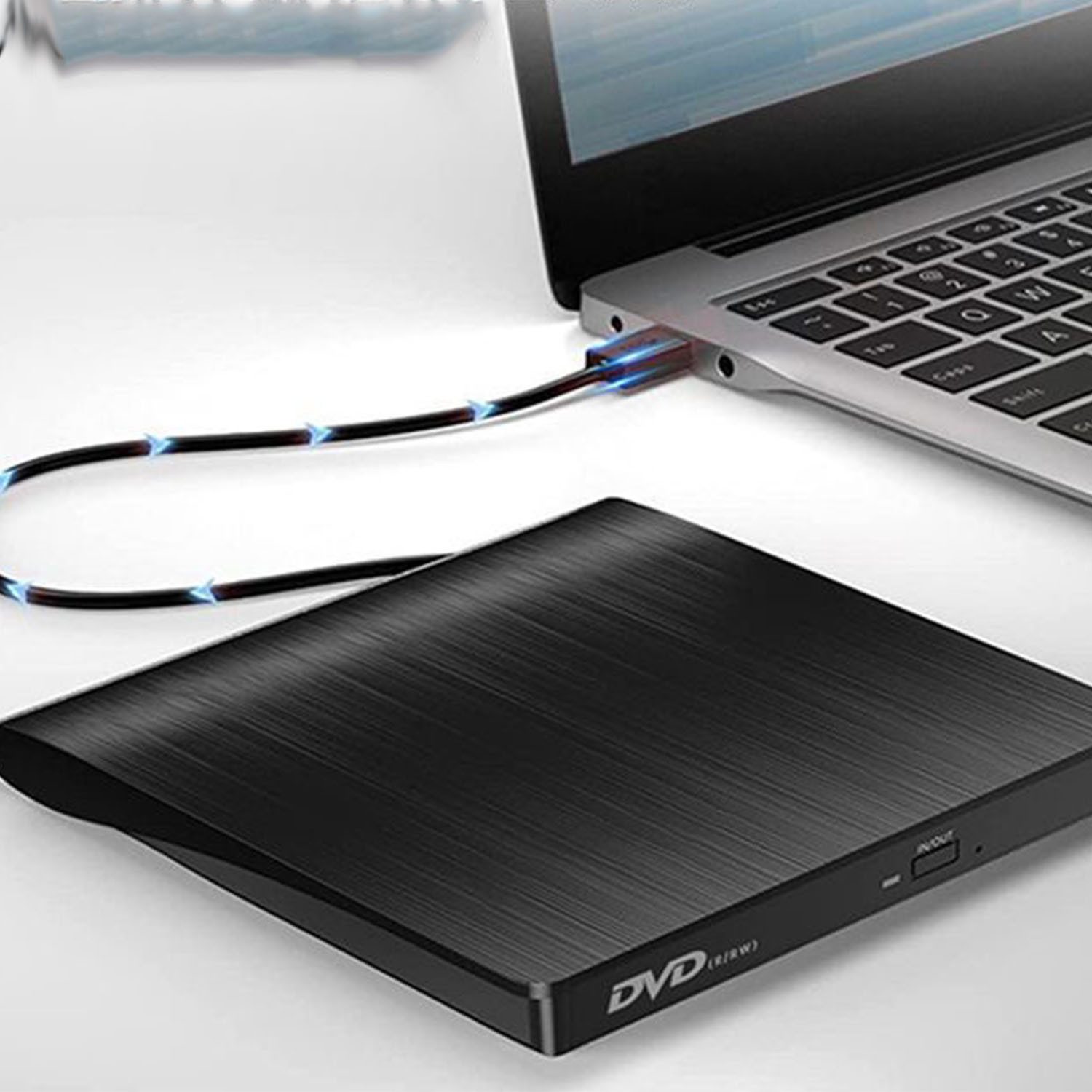 FELIXLEO Externes DVD Laufwerk USB 3.0 CD DVD RW Brenner DVD-Brenner DVD-Brenner – Bild 2 von 5