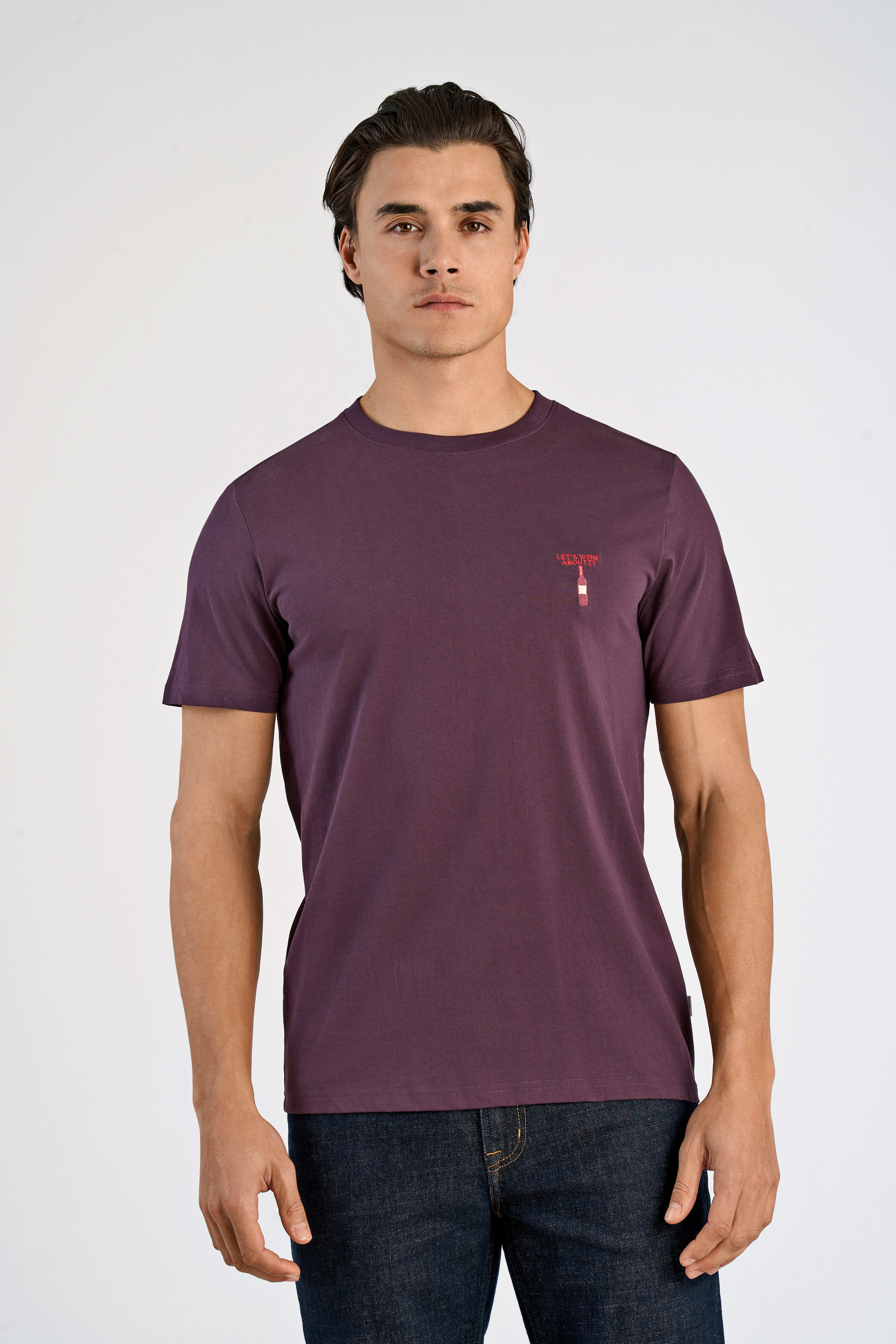 LINDBERGH T-Shirt mit Statement-Stickerei auf der Brust